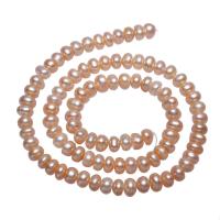 Brambor pěstované sladkovodní perle, Sladkovodní Pearl, přírodní, růžový, 5-6mm, Otvor:Cca 0.8mm, Prodáno za Cca 15 inch Strand
