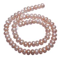 Brambor pěstované sladkovodní perle, Sladkovodní Pearl, přírodní, růžový, 1322064, Otvor:Cca 0.8mm, Prodáno za Cca 14.5 inch Strand