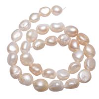 Brambor pěstované sladkovodní perle, Sladkovodní Pearl, přírodní, bílý, 10-11mm, Otvor:Cca 0.8mm, Prodáno za Cca 14.5 inch Strand