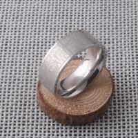 Prst prsten od inoxa, Nehrđajući čelik, bez spolne razlike & različite veličine za izbor, izvorna boja, 8mm, Prodano By PC