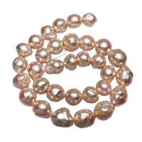 Bulvių išauginti gėlavandenių perlų karoliukai, Gėlo vandens perlų, Bulvė, pilkas, 15-16mm, Skylė:Apytiksliai 0.8mm, Parduota už Apytiksliai 16.5 Inch Strand