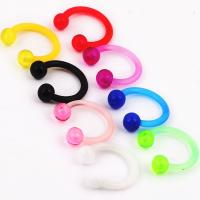 Acrylic Nose Piercing Jewelry Unisex & mixed 1.2mm Sold By Lot