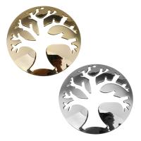 Brass Jewelry Pendants Tree plated Approx 2.5mm Sold By Lot