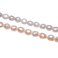 Baroko Kultūringas gėlavandenių perlų karoliukai, Gėlo vandens perlų, "Nuggets", natūralus, daugiau spalvų pasirinkimas, 8-9mm, Skylė:Apytiksliai 0.8mm, Parduota už 15.5 Inch Strand