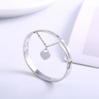 Stainless Steel Bangle plated with roman number & for woman & with rhinestone Inner Approx 54mm Sold By PC