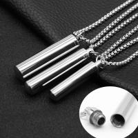 Stainless Steel Cinerary Casket Pendant original color Approx 2-3mm Sold By PC