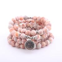 Network Stone Wrap Bracelet with Zinc Alloy silver color plated for woman Sold Per Approx 21 Inch Strand