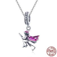 Thailand Sterling Silver European Pendant Cartoon without troll & enamel Approx 4.5-5mm Sold By PC