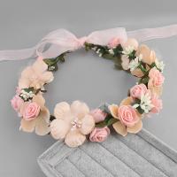 Bridal Hair Wreath Cloth Flower handmade wedding gift & for woman Sold By PC