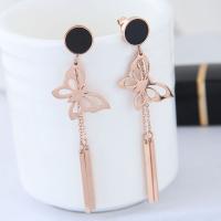 Titanium Steel  Earring plated for woman lead & cadmium free Sold By Pair
