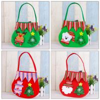 Christmas Gift Bag Non-woven Fabrics Christmas jewelry Sold By Lot