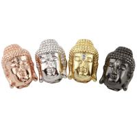 Brass Jewelry Beads Buddha plated nickel lead & cadmium free Approx 2mm Sold By PC