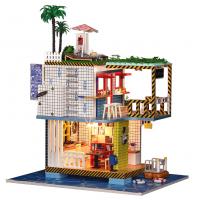 Hout Verzamel House Toy, DIY & verschillende stijlen voor de keuze, 270x315x200mm, Verkocht door PC