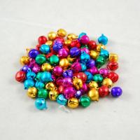 Aluminum Bell Charm plated mixed colors nickel lead & cadmium free Approx 1-3mm Sold By Bag