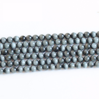 Pedra-olho do falcão grânulos, miçangas, Roda, naturais, tamanho diferente para a escolha, Buraco:Aprox 0.5-1mm, vendido por Strand