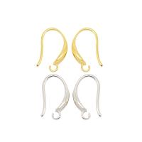 Brass Hook Earwire plated with loop nickel lead & cadmium free  Approx 1.5mm Sold By Pair