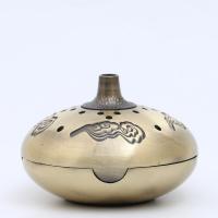 Zinc Alloy Incense Burner plated portable & Imitation Antique Sold By PC