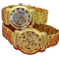 Guccamel® mannen sieraden horloge, Zinc Alloy, met Glas, plated, voor de mens, meer kleuren voor de keuze, nikkel, lood en cadmium vrij, 40x15mm, Lengte Ca 7 inch, Verkocht door PC