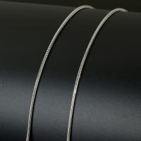 Inox lanac zmija, Nehrđajući čelik, s plastična kalem, različite veličine za izbor & Zmija lanac, izvorna boja, Približno 10m/spool, Prodano By spool