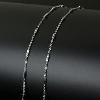 Stainless Steel Oval Chain with plastic spool original color 1.5mm Approx Sold By Spool