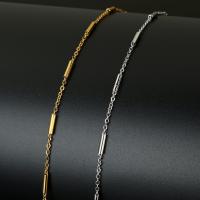 Rustfrit stål Oval Chain, Stainless Steel, med plast spole, forgyldt, oval kæde, flere farver til valg, 9x2mm,1.5mm, Ca. 10m/Spool, Solgt af Spool