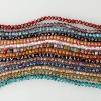 Handgemaakte Lampwork Beads, meer kleuren voor de keuze, 6x8x8mm, Gat:Ca 2mm, Ca 50pC's/Strand, Per verkocht Ca 11.5 inch Strand