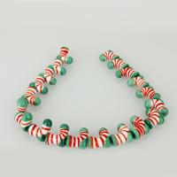 Handgemaakte Lampwork Beads, Kerst Sok, 18x20.50x10mm, Gat:Ca 1.5mm, Ca 20pC's/Strand, Per verkocht Ca 15 inch Strand