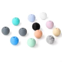 Beads silicone, Adesivo Epóxi, Mais cores pare escolha, Buraco:Aprox 1mm, 100PCs/Bag, vendido por Bag