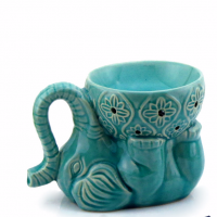 Porcelain Incense Burner portable & durable blue Sold By PC