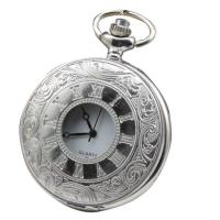 Pocket Watch Zinc Alloy Pocket Watch with Organic Glass Chinese watch movement nickel lead & cadmium free Unisex plated Sold By PC