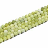 Southern Jade Bead, Runde, naturlig, du kan DIY & forskellig størrelse for valg, grøn, 2MM, Solgt Per Ca. 15 inch Strand