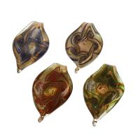 Gold Sand Lampwork Pendants mixed colors Approx 8mm Sold By Box