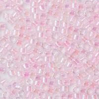 Seedbead Beads, color-lined, fluorescent, more colors for choice, 1.6mm, Hole:Approx 0.8mm, Sold By Bag
