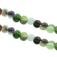 Handgemaakte Lampwork Beads, Rond plat, Willekeurige kleur, 20x6mm, Gat:Ca 1mm, Ca 100pC's/Bag, Verkocht door Bag