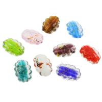 Handgemaakte Lampwork Beads, Willekeurige kleur, 23x33x11mm, Gat:Ca 2mm, Ca 100pC's/Bag, Verkocht door Bag