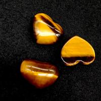 Gemstone Cabochons, Ædelsten, Heart, poleret, forskellige materialer til valg, 15x18mm, 10pc'er/Lot, Solgt af Lot