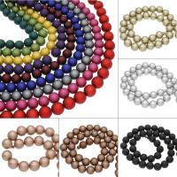 ABS Plastic Beads Round Sold By Bag