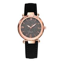 Women Wrist Watch PU Leather with Glass & Zinc Alloy plated waterproofless & for woman Sold By PC