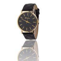 Women Wrist Watch PU Leather with Glass Chinese watch movement for woman plated Sold By PC