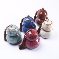 Porcelana Herbata Caddy, Ręcznie robione, Podwójna warstwa, dostępnych więcej kolorów, 120x155mm, sprzedane przez PC