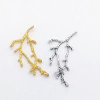 Zinc Alloy Pendants Branch plated nickel lead & cadmium free Approx 1mm Sold By Bag
