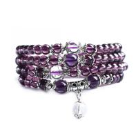 Crystal Bracelets with Zinc Alloy radiation protection & for woman nickel lead & cadmium free 6mm Sold By Lot