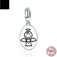 925 Sterling Silver Pendant real silver plated Approx 2-3mm Sold By PC