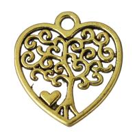 Zinc Alloy Heart Pendants blacken gold nickel lead & cadmium free Approx 2mm Approx Sold By Lot