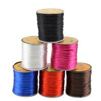 Nylon polypropeeni Epäelastisia Thread, päällystetty, monitoiminen & tee-se-itse, enemmän värejä valinta, nikkeli, lyijy ja kadmium vapaa, 1.5mm, 60m/puolan, Myymät puolan