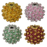 Brass Nakit perle, Mesing, emajl, više boja za izbor, nikal, olovo i kadmij besplatno, 9x8mm, Rupa:Približno 1mm, 50računala/Lot, Prodano By Lot