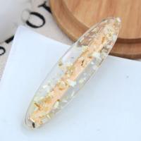 Alligator Hair Clip Zinc Alloy with Plastic plated for woman nickel lead & cadmium free 67*15mm Sold By PC