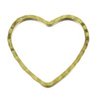 Brass Closed Jump Ring Heart gold nickel lead & cadmium free Approx Sold By Lot