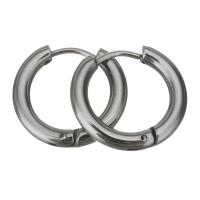 Stainless Steel Huggie Hoop Earring for woman original color Sold By Pair