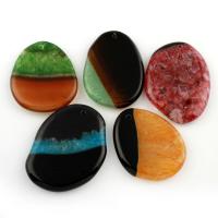 Lace Agate Pendants Nuggets multi-colored 6- Approx 1.5mm Sold By Bag